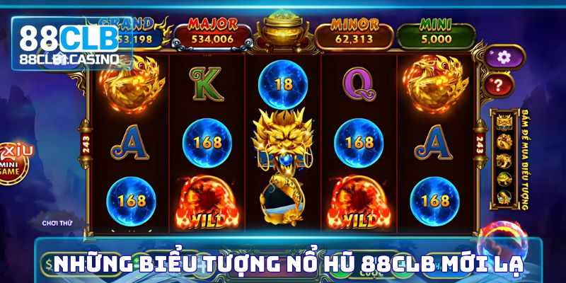 Những biểu tượng nổ hũ 88CLB mới lạ